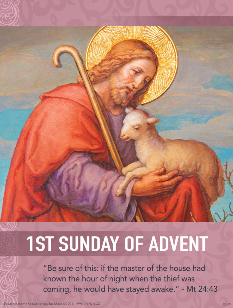 Cover of the St. Augustine parish bulletin for November 30, 2025.