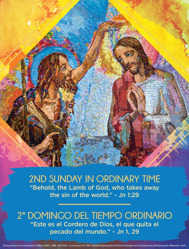 Cover of the St. Augustine parish bulletin for January 18, 2026.