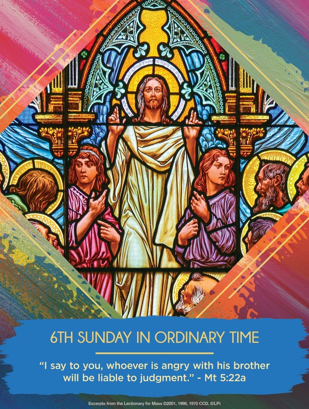 Cover of the St. Augustine parish bulletin for February 15, 2026.