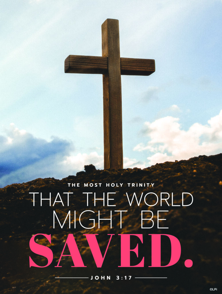 Cover of the St. Augustine parish bulletin for May 31, 2026.