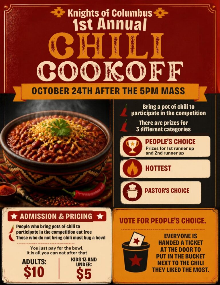 1st Annual Chili Cookoff