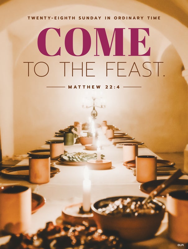 Cover of the St. Augustine parish bulletin for this issue.